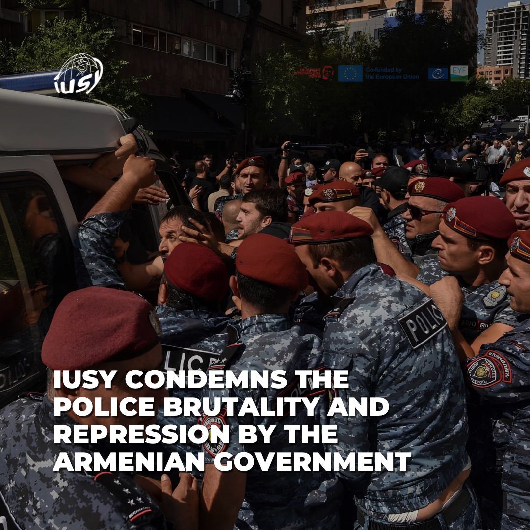 IUSY condemns the police brutality and repression by the Armenian government